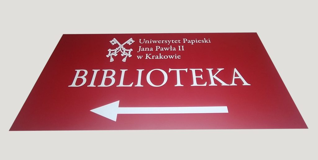 Tablice na dibondzie w Krakowie