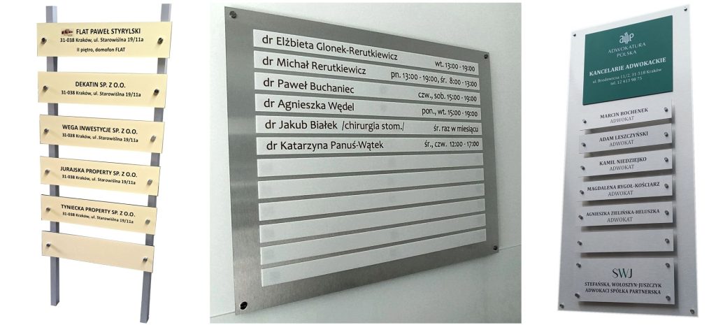 Reklamowe tablice z wymienną grafiką w Krakowie